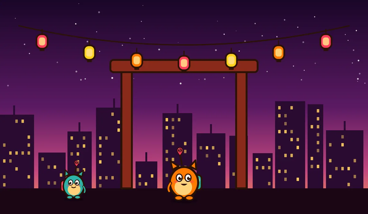 Lanterns Over the Gate scene